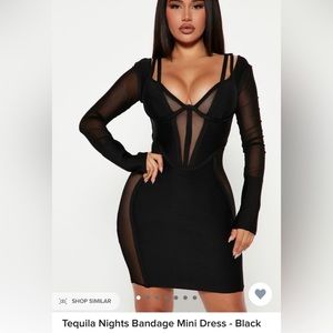 Fashion Nova bandage dress
